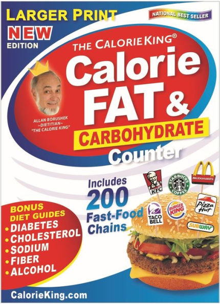 CalorieKing Calorie, Fat & Carbohydrate Counter